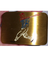 Vintage Baseball Player Belt Buckle - $4.99