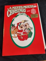 Vintage A Merry Mouse Christmas Cross Stitch Pattern Book 1980 Gloria &amp; Pat - £7.75 GBP