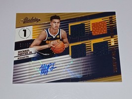 2018-19 Michael Porter Jr Absolute Tools Rookie Auto Patch /99 Nuggets RPA - £114.25 GBP
