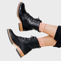 9 - Portland Leather Goods Patina Black Lace Up Combat Boots NEW $260 03... - $120.00