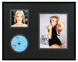 Jessica Simpson Signed Framed 16x20 Sweet Kisses CD &amp; Photo Display JSA - £194.61 GBP