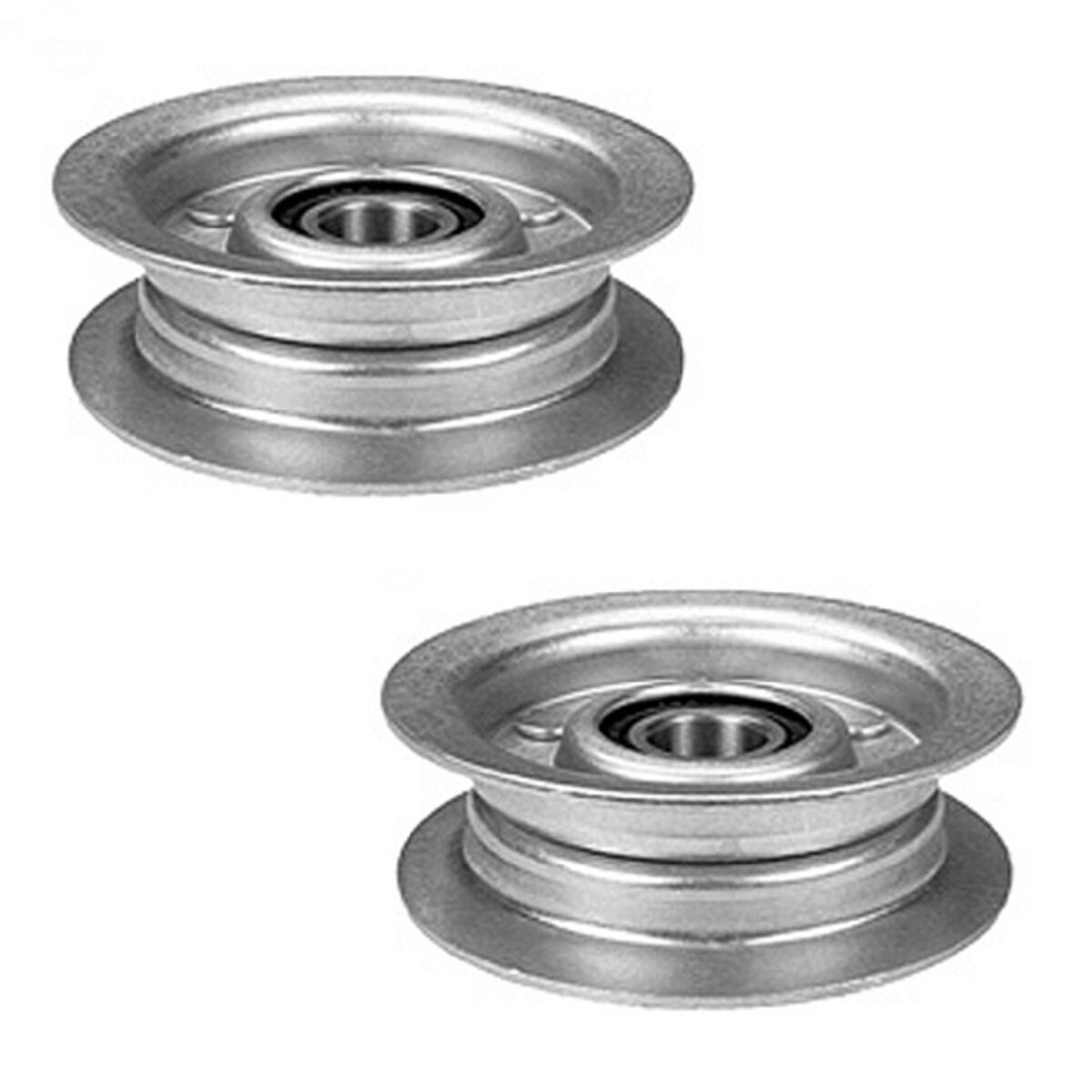 2 pk Flat Idler Pulley For GY20067 L110 L120 L130 14542GS 1642HS 1742HS Tractors - $28.59