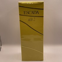 Acte 2 ESCADA 100ml/3.4 oz Eau De Parfum Spray For Women Vintage  -NEW &amp; SEALED - £43.96 GBP