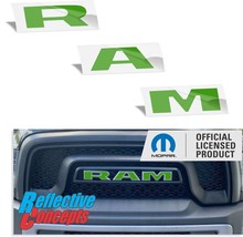 RAM Grille Emblem Overlay Decal - 2015-2018 Ram Rebel - $14.99