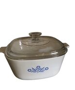 Corning Ware Blue Cornflower Casserole Dish + Lid 2 1/2 Quart Vintage P-... - $27.09