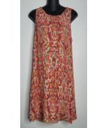 Sundance Womens Dress Medium Sleeveless 100% Silk Floral Multicolor Sund... - £27.93 GBP
