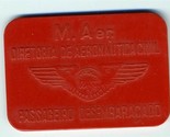 Portuguese Civil Aeronautics Board Red Plastic Passenger Embarkation Chit - £31.18 GBP