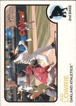 2022 Topps Heritage #8 Jed Lowrie - Oakland Athletics Baseball Card {NM-MT} - $0.60