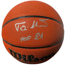 Toni Kukoc signed Wilson NBA Authentic Series I/O Basketball HOF 21- Bec... - £118.83 GBP