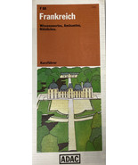 Vintage ADAC Frankreich/France German City Map F60 - £8.07 GBP