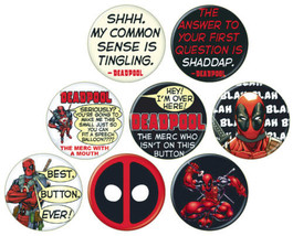 Marvels Deadpool Comic Art Metal Button Group of 10 Ata-Boy YOU CHOOSE B... - £1.17 GBP