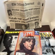 Lot Of John Lennon’s Death Magazines &amp; Newspaper Newsweek Time Atlantic ... - $19.99