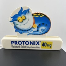 Protonix Wall Clip Pharmaceutical Collectible Drug Rep Janssen Ortho Mcneil VGT - £13.61 GBP