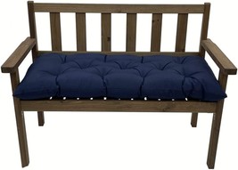 Shapeazy Outdoor/Indoor Waterproof Bench, 47.2*19.7Inch, Navy Blue - $695.09 MXN