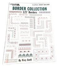 Border Collection Cross Stitch Leisure Arts Patterns Leaflet 2021 Mary Scott 127 - £4.66 GBP