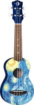 Luna Guitars Starry Night, 4-String Soprano Ukulele With Gigbag (Uke Str S). - £133.84 GBP