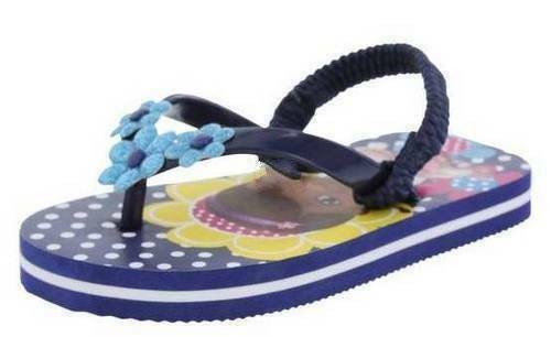 Girls Sandals Flip Flops Disney Doc McStuffins Purple Flats Toddler Shoes-sz 5t - $6.93