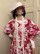 Queen Emma Style Hawaiian Print Gown XL,All Items Sold Separately,Hawaii... - £275.32 GBP