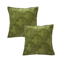 SOGA 2X 45cm Textured Olive Green Accent Pillow Cover - €57,27 EUR