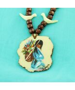 70s DeGRAZIA Flower Girl BEAUTIFUL BURDEN Bird Fetish Necklace; Southwes... - $124.95