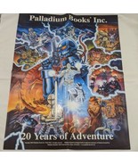 Palladuim Books 20 Years Of Adventure Promotional Poster 17&quot; X 22&quot; - $21.65