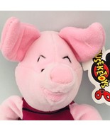 Disney Piglet Mouseketoys Bean Bag Plush 8&quot; - £11.76 GBP