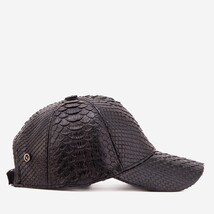 Boss Black Python Leather Cap image 8