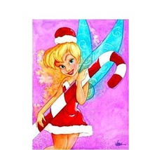 Disney Candy Cane Tinkerbell Print by Randy Noble - £62.24 GBP