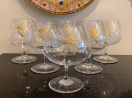 Baccarat Signed France Napoleon Cognac Brandy Glasses Set of 6 - £355.66 GBP