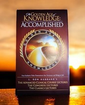 The Golden Age of Knowledge ACCOMPLISHED L Ron Hubbard Scientology 4 DVD... - $283.49 MXN