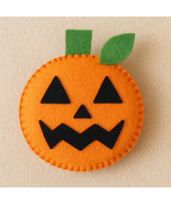 DIY Handmade Felt Pumpkin Toy Tutorial – DIY Plush Halloween - PDF Patte... - $7.00