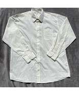 Daniel Ellissa Men&#39;s 17 1/2 Solid Ivory Dress Shirt With Convertible Cuf... - $24.45 CAD