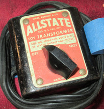 Sears Robuck &amp; Co. Allstate Toy Transformer No. 309AS 115V AC 25 Watts 6... - £14.32 GBP