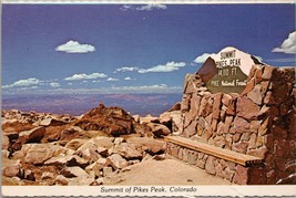 Summit of Pikes Peak CO Postcard PC537 - £3.92 GBP