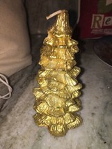 gold christmas tree candle Chesapeake Bay candle - £20.30 GBP