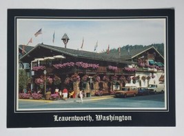 Postcard Leavenworth Washington State The Bavarian Village Usa - £9.20 GBP