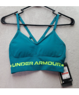 Under armour Sports Bra Womens Size XS Green Seamless Low Impact Longlin... - $25.29 CAD