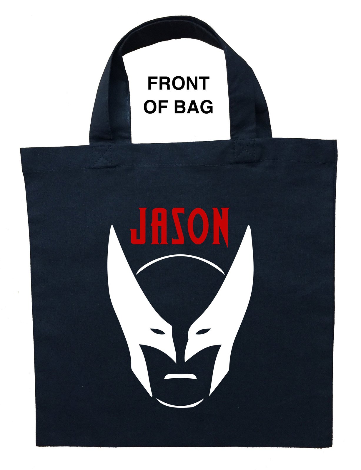 Wolverine Trick or Treat Bag - Personalized Wolverine Halloween Bag