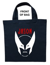 Wolverine Trick or Treat Bag - Personalized Wolverine Halloween Bag - $12.99