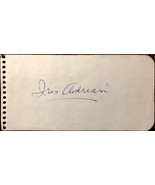 IRIS ADRIAN AUTOGRAPHED Hand SIGNED 1950s Vintage ALBUM PAGE Lady of Bur... - £16.07 GBP
