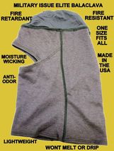 ARMY ELITE ISSUE US MILITARY GREY BALACLAVA FLASH-HOOD FIRE RESISTANT SK... - $13.54