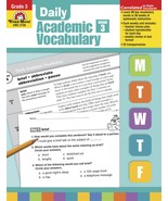 Evan-Moor Daily Academic Vocabulary, Grade 3, Teachers Edition - $9.60