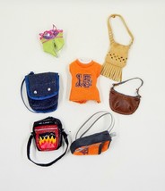 Bratz Doll Purse Backpack Pocketbook Bags Lot A Couple of Shirts - £12.86 GBP