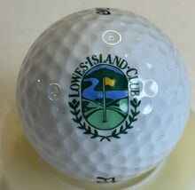 Lowes Island Club Logo Display Golf Ball - $16.61