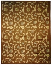 9 x 12 Sangor Chocolate Dark All-Over Venetian Flat-weave Handmade Rug - £1,456.82 GBP