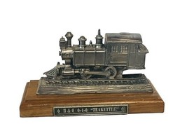 Michael Ricker Pewter Train Locomotive Model Figurine Railroad B&amp;O Teakettle 040 - £58.84 GBP