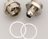 Male AN6 to 7/8&quot;-20 Carburetor Adapter Fittings (2-pcs) Quadrajet Holley... - $16.99