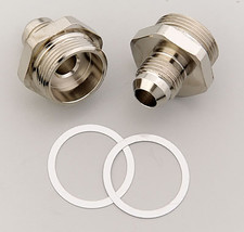 Male AN6 to 7/8&quot;-20 Carburetor Adapter Fittings (2-pcs) Quadrajet Holley... - $16.99