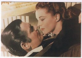 Postcard Gone With The Wind Clark Gable Vivian Lee - £2.83 GBP