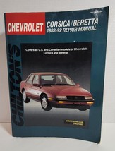 Repair Manual Chevrolet Corsica &amp; Beretta,  1988 1989 1990 1991 1992 Book - £7.66 GBP